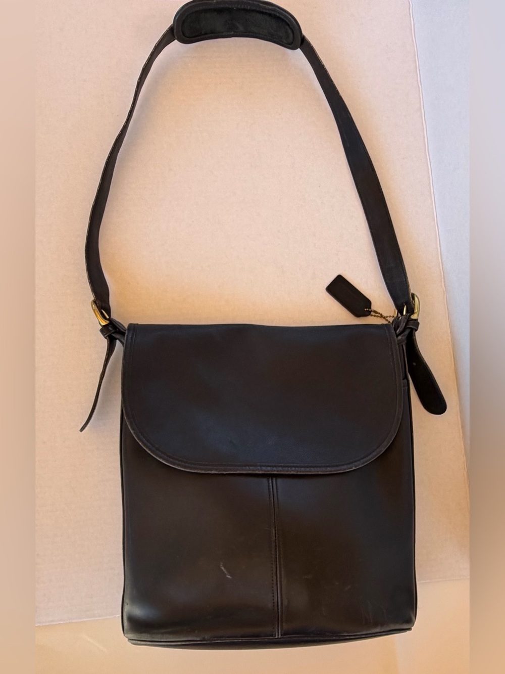 Authentic Coach 4115 Black Whitney Legacy Leather Crossbody Bag Vintage Purse